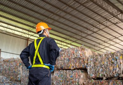Engineer,Check,Recycled,Plastic,Product,The,Waste,Recycling,Plant,recycling,Is